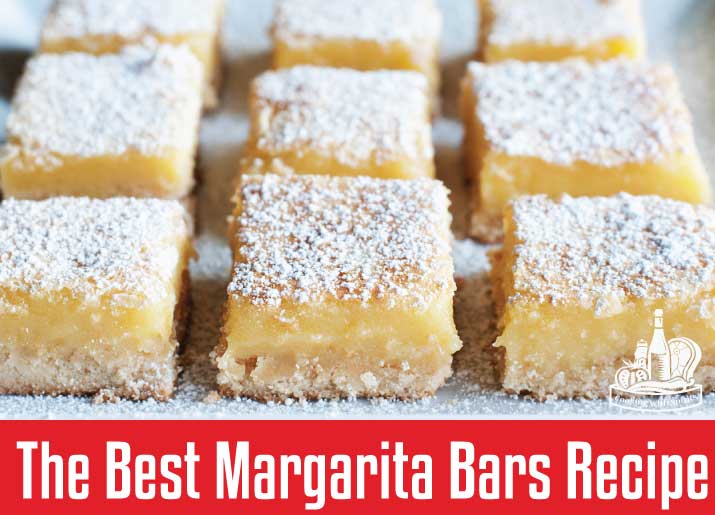 The Best Margarita Bars Recipe. A lime and tequila-flavored sweet topping on a thick graham cracker crust make these lime margarita bars perfect