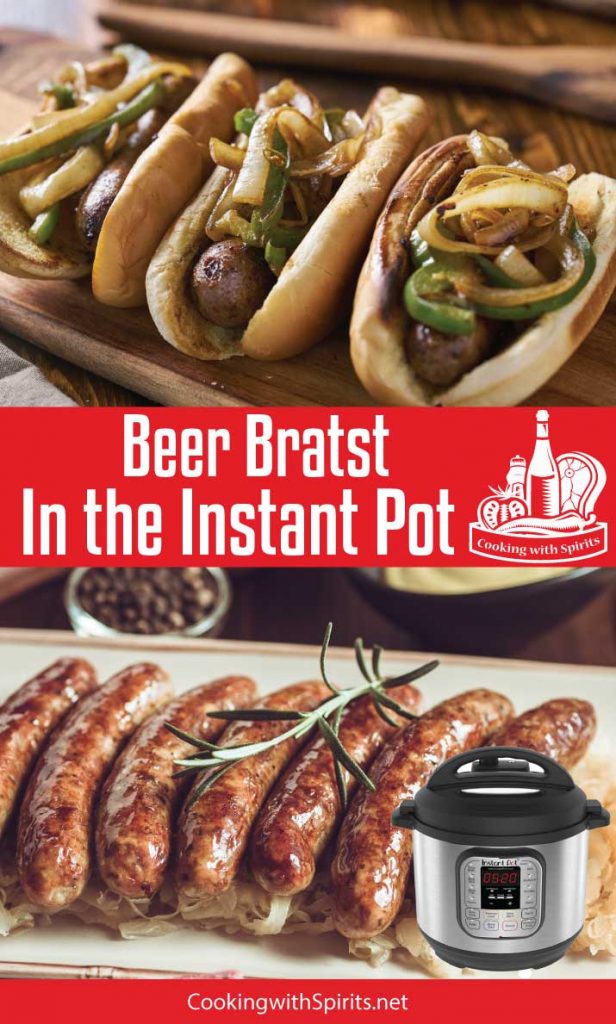 Instant Pot Brats with Beer-The Best Bratwurst Recipe